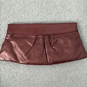 Elegant Burgundy Clutch
